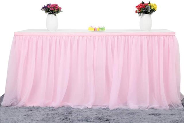 Rental store for TABLE SKIRT, 14 , PINK TULLE TUTU in Grand Cayman , Cayman Islands