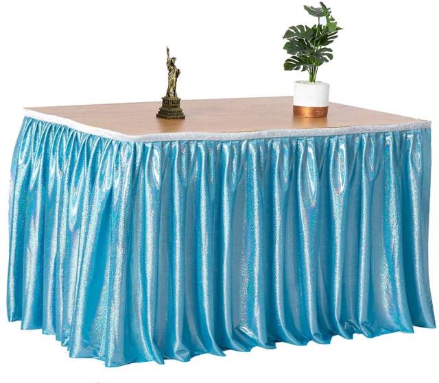 Rental store for TABLE SKIRT, 6 , BLUE TUTU in Grand Cayman , Cayman Islands