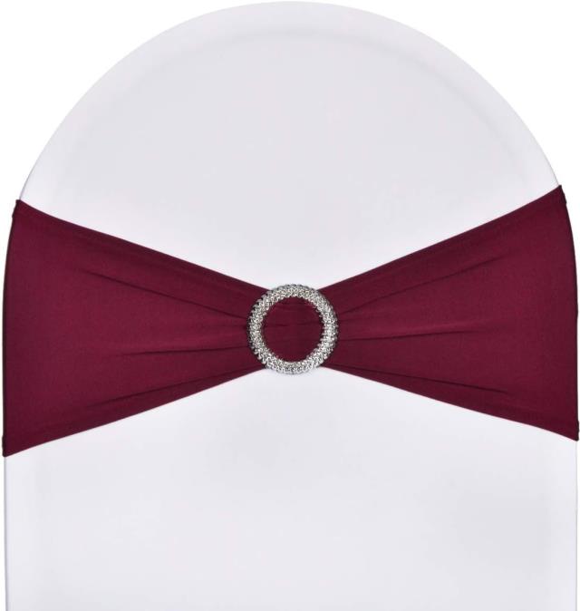 Rental store for SPANDEX, CHAIR SASH, BURGUNDY in Grand Cayman , Cayman Islands