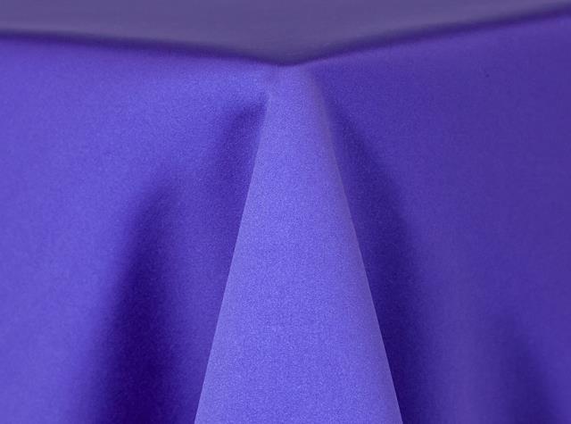 Rental store for TABLECLOTH, 90 x132 , PURPLE,MATTE SATIN in Grand Cayman , Cayman Islands