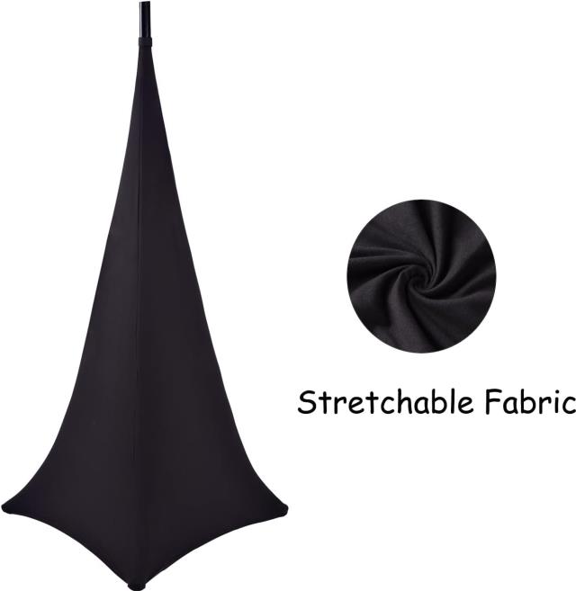 Rental store for SPANDEX , BLACK COVER FOR SPEAKER STAND in Grand Cayman , Cayman Islands