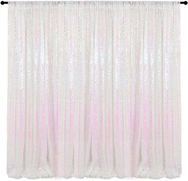 Rental store for DRAPE,10 Hx10 W, IRIDESCENT WHITE,SEQUIN in Grand Cayman , Cayman Islands